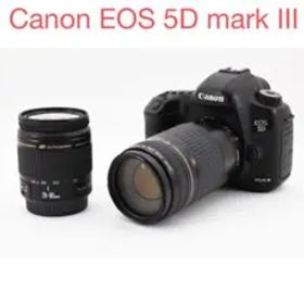 保証付き/Canon EOS 5D MarkIII標準&望遠ダブルレンズセット