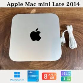 【状態良好】Mac mini Late 2014 / Core i5 2.6GHz / メモリ8GB / SSD512GB + SATA 1TB / Windows11 / CJ808