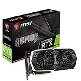 【中古】【非常に良い】MSI GeForce RTX 2070 ARMOR 8G グラフィックスボード ブラック VD6761 mxn26g8