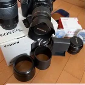 Canon EOS Kiss X10 赤字覚悟 防湿庫保管 美品レンズ3本セット