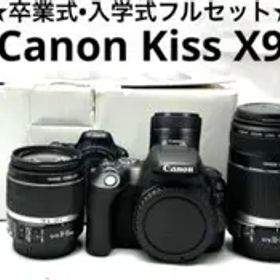 値下げ！美品！Canon EOS kiss x9 ダブルズームレンズセット♪
