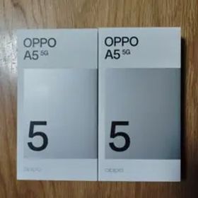 OPPO A5 5G 本体 2個セット ホワイト２台