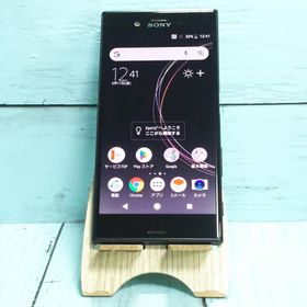 SONY Xperia XZs SOV35 au ブラック 本体 白ロム SIMロック解除済み SIMフリー 122386