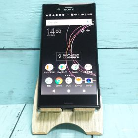 SONY Xperia XZs SOV35 au ブラック 本体 白ロム SIMロック解除済み SIMフリー 124374