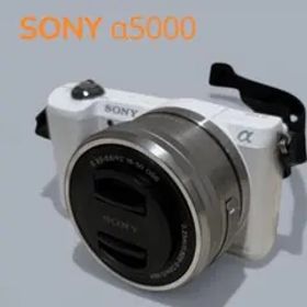 SONY α5000 ミラーレス一眼カメラ ホワイト SDカード付き