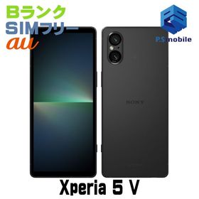 ★良品中古★SOG12 Xperia 5 V ブラック D101345-