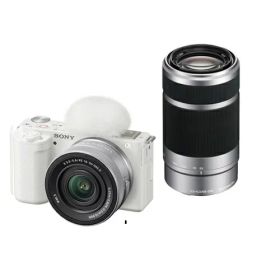 ソニー ミラーレス 一眼 カメラ ダブルズームレンズキット VLOGCAM ホワイト ソニー ZV-E10X W