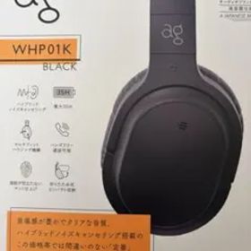 ag WHP01K ブラック ワイヤレスヘッドホン