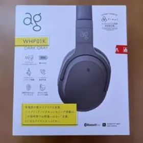 ag WHP01K ダークグレー ワイヤレスヘッドホン