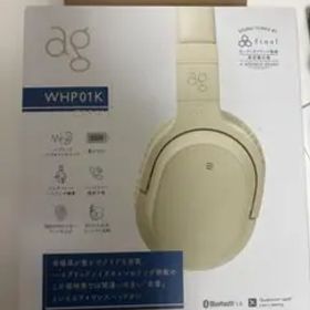 ag WHP01K ワイヤレスヘッドホン クリーム色