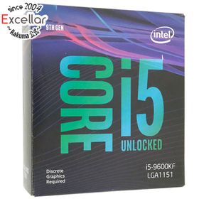 インテル(intel)のCore i5 9600KF 3.7GHz 9M LGA1151 95W SRFAD 元箱あり(PCパーツ) インテル(intel)のCore i5 9600KF 3.7GHz 9M LGA1151 95W SRFAD 元箱あり(PCパーツ)
