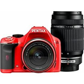 PENTAX デジタル一眼レフカメラ K-x ダブルズームキットレッド(デジタル一眼)