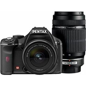 PENTAX デジタル一眼レフカメラ K-x ダブルズームキットブラック wyw801m(デジタル一眼)