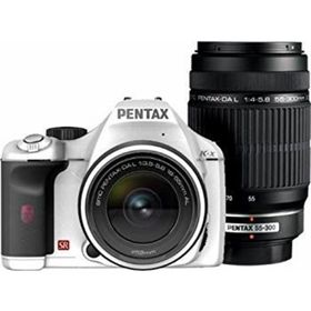 PENTAX デジタル一眼レフカメラ K-x ダブルズームキットホワイト wyw801m(デジタル一眼)
