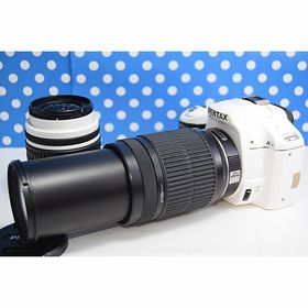 ペンタックス(PENTAX)の❤スマホ転送OK❤ ペンタックス K-x 一眼レフカメラ ホワイト(デジタル一眼)