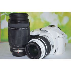 ペンタックス(PENTAX)の❤スマホ転送OK❤ ペンタックス K-x 一眼レフカメラ ホワイト(デジタル一眼)