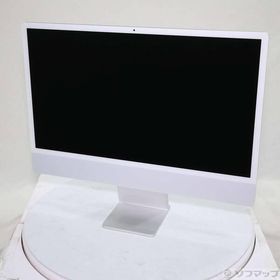 〔中古〕Apple(アップル) iMac 24-inch Late-2023 MQR93J／A Apple M3 8コアCPU_8コアGPU 8GB SSD256GB シルバー 〔26.3 Tahoe〕〔198-ud〕