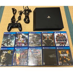 プレイステーション4(PlayStation4)のSONY PlayStation4 Pro CUH-7000B+ソフト10本(家庭用ゲーム機本体)