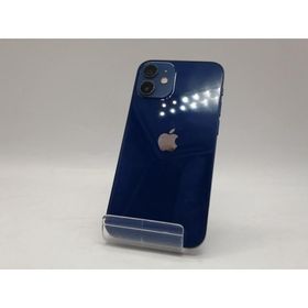 【中古】Apple au 【SIMロック解除済み】 iPhone 12 mini 128GB ブルー MGDP3J/A【京都】保証期間１ヶ月【ランクB】
