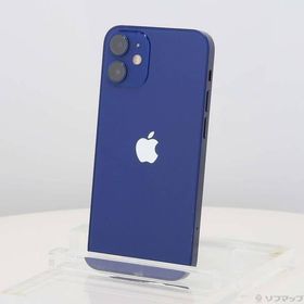 〔中古〕Apple(アップル) iPhone12 mini 128GB ブルー MGDP3J／A SIMフリー〔377-ud〕