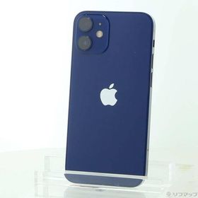 〔中古〕Apple(アップル) iPhone12 mini 128GB ブルー MGDP3J／A SIMフリー〔247-ud〕