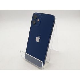 【中古】Apple 国内版 【SIMフリー】 iPhone 12 mini 128GB ブルー MGDP3J/A【柏】保証期間１ヶ月【ランクB】