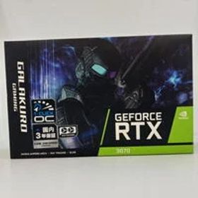 中古 玄人志向_RTX3070_1Cliok_OC_PCIE_8GB_GDDR6_256Bit_HDMI_DP_DP_DP 3410014503 状態： B:良品