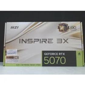中古 MSI GeForce RTX 5070 12G INSPIRE 3X OC(RTX5070 12GB PCI-E) 4540002258 状態： C:並品