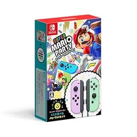 【中古】スーパー マリオパーティ 4人で遊べる Joy-Conセット(パステルパープル/パステルグリーン) -Switch