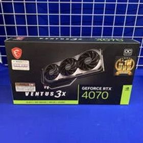 中古 MSI GeForce RTX 4070 VENTUS 3X 12G OC (RTX4070 12GB) 3400009137 状態： B:良品