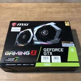 中古 MSI GeForce GTX 1660 GAMING X 6G (GTX1660 6G GDR5) 139182 状態： B:良品