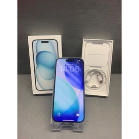 アイフォーン(iPhone)の美品 国内版 SIMフリー iPhone15 128GB ブルー色(スマートフォン本体) アイフォーン(iPhone)の美品 国内版 SIMフリー iPhone15 128GB ブルー色(スマートフォン本体)