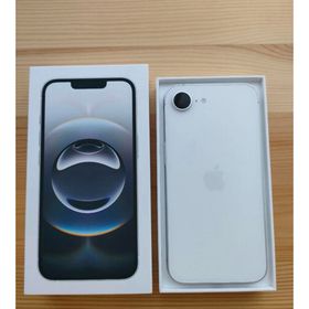 アップル(Apple)のiPhone16e ホワイト128GB SIMフリー(スマートフォン本体)