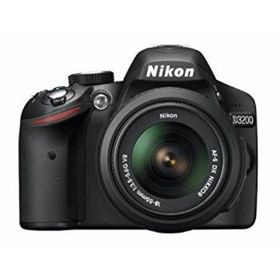 Nikon デジタル一眼レフカメラ D3200 レンズキット AF-S DX NIKKOR 18-55mm f/3.5-5.6G VR付属 ブラック D3200LKBK tf8su2k(デジタル一眼)