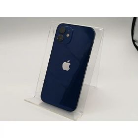 【中古】Apple SoftBank 【SIMロック解除済み】 iPhone 12 64GB ブルー MGHR3J/A【大阪本店】保証期間1週間【ランクC】