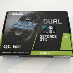 中古 ASUS DUAL-GTX1660TI-O6G (GTX1660TI GDR6 6GB) 139068 状態： C:並品