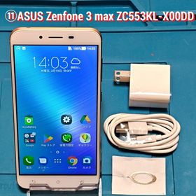 エイスース(ASUS)の⑪【美品】ASUS Zenfone 3 Max (ZC553KL) ゴールド(スマートフォン本体)