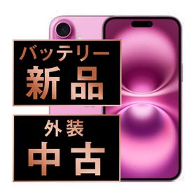 SIMフリー iPhone16 Plus 128GB ピンク スマホ 本体 iPhone 中古 送料無料 保証あり ip16plmtm2794a