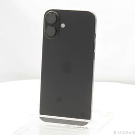 (中古)Apple iPhone16 Plus 256GB ブラック MXVG3J/A SIMフリー(349-ud)