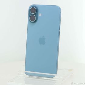 (中古)Apple iPhone16 Plus 128GB ティール MXVF3J/A SIMフリー(198-ud)