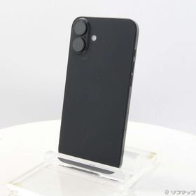(中古)Apple iPhone16 Plus 128GB ブラック 3N343J/A SIMフリー(344-ud)