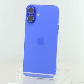 (中古)Apple iPhone16 Plus 128GB ウルトラマリン MXVE3J/A SIMフリー(258-ud)