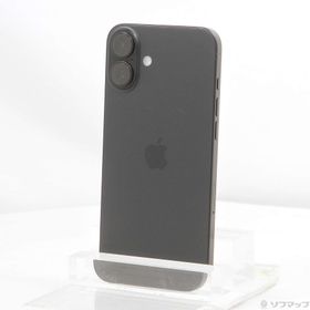 (中古)Apple (展示品) iPhone16 Plus 128GB ブラック 3N343J/A SIMフリー(276-ud)