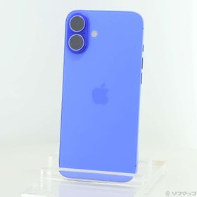 (中古)Apple iPhone16 Plus 128GB ウルトラマリン MXVE3J/A SIMフリー(276-ud)