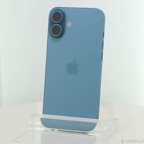 (中古)Apple iPhone16 Plus 128GB ティール MXVF3J/A SIMフリー(198-ud)