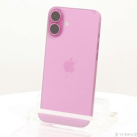 (中古)Apple iPhone16 Plus 256GB ピンク MXVJ3J/A SIMフリー(198-ud)