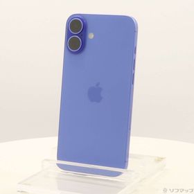 (中古)Apple iPhone16 Plus 128GB ウルトラマリン MXVE3J/A SIMフリー(276-ud)
