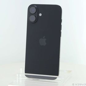 (中古)Apple iPhone16 Plus 128GB ブラック MXVA3J/A SIMフリー(258-ud)