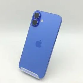 【中古】Apple 国内版 【SIMフリー】 iPhone 16 Plus 128GB ウルトラマリン MXVE3J/A【広島本通】保証期間１ヶ月【ランクB】