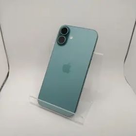 【中古】Apple 国内版 【SIMフリー】 iPhone 16 Plus 128GB ティール MXVF3J/A【新橋烏森通り】保証期間１ヶ月【ランクA】